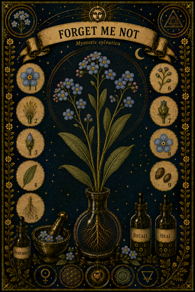 Gurudas Flower Essence ~Forget-Me-Not