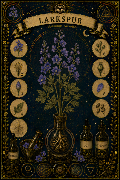Gurudas Flower Essence ~Larkspur