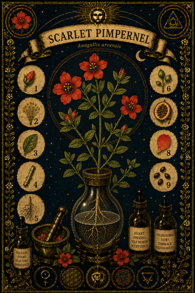 Gurudas Flower Essence ~Pimpernel, Scarlet
