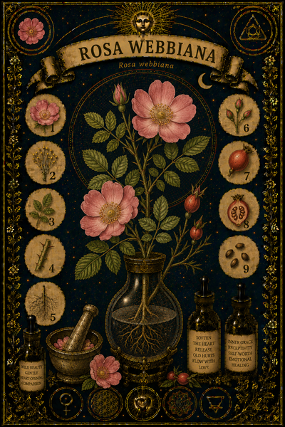 Gurudas Flower Essence ~Rosa Webbiana