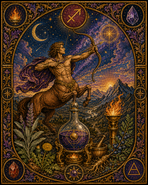 Moon in Sagittarius Bath Salts